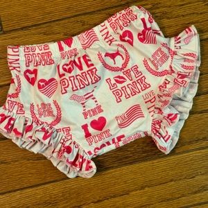 NWOT Victoria’s Secret PINK Inspired Ruffled Shorties